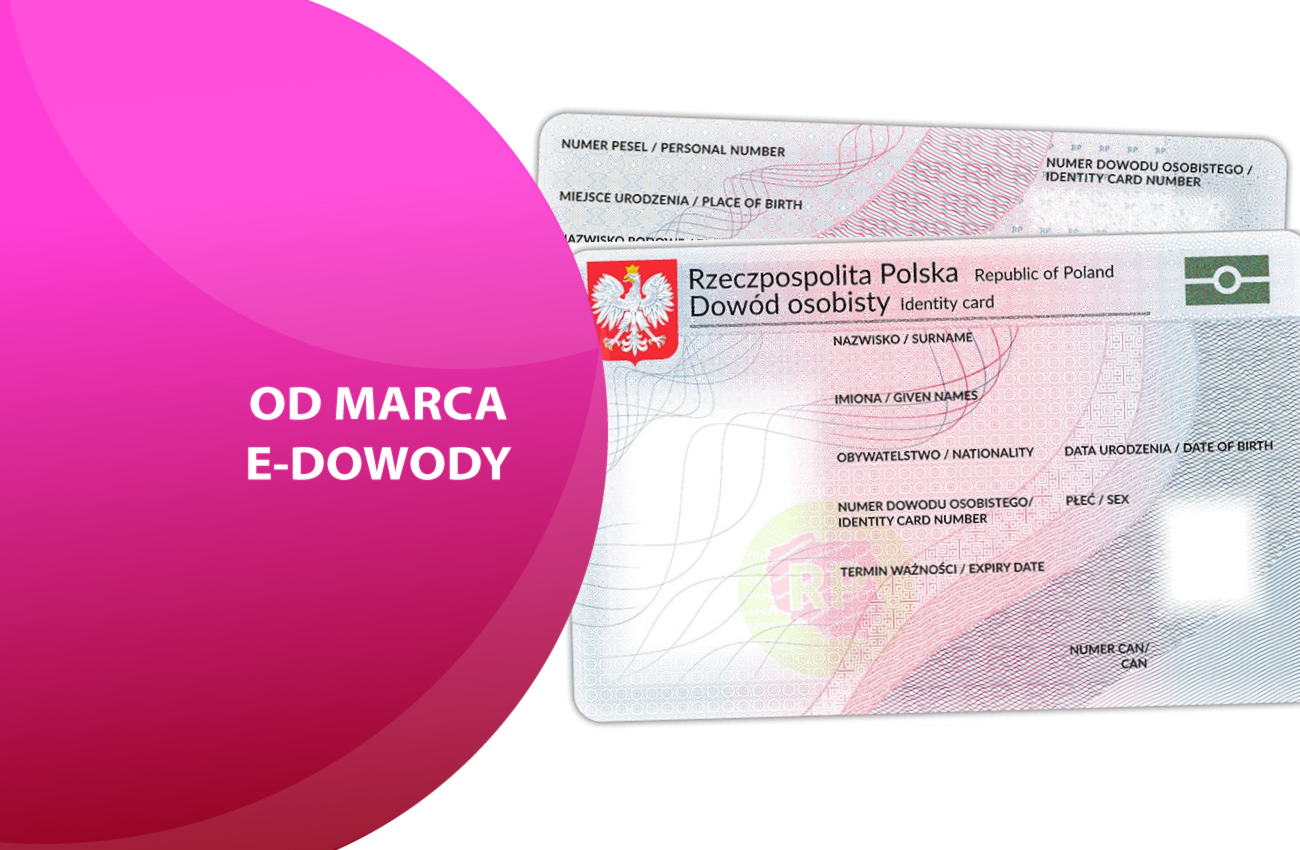Od marca wchodzą e-dowody osobiste