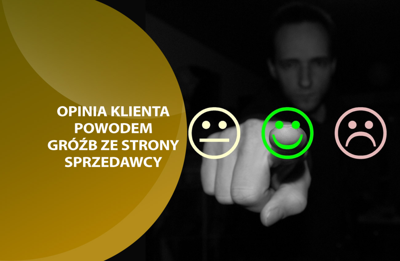 Dostarczyli klientowi niezgodny z zamówieniem produkt. Teraz straszą go sądem.