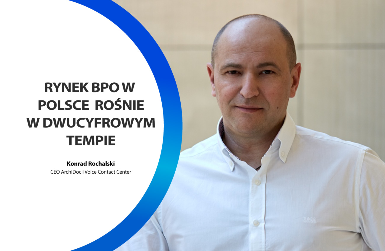 ArchiDoc: Polski rynek BPO rośnie w dwucyfrowym tempie