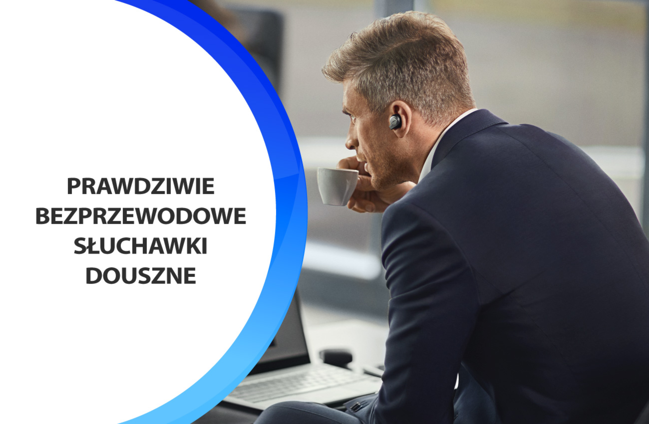 Całkowicie bezprzewodowe słuchawki dla profesjonalistów