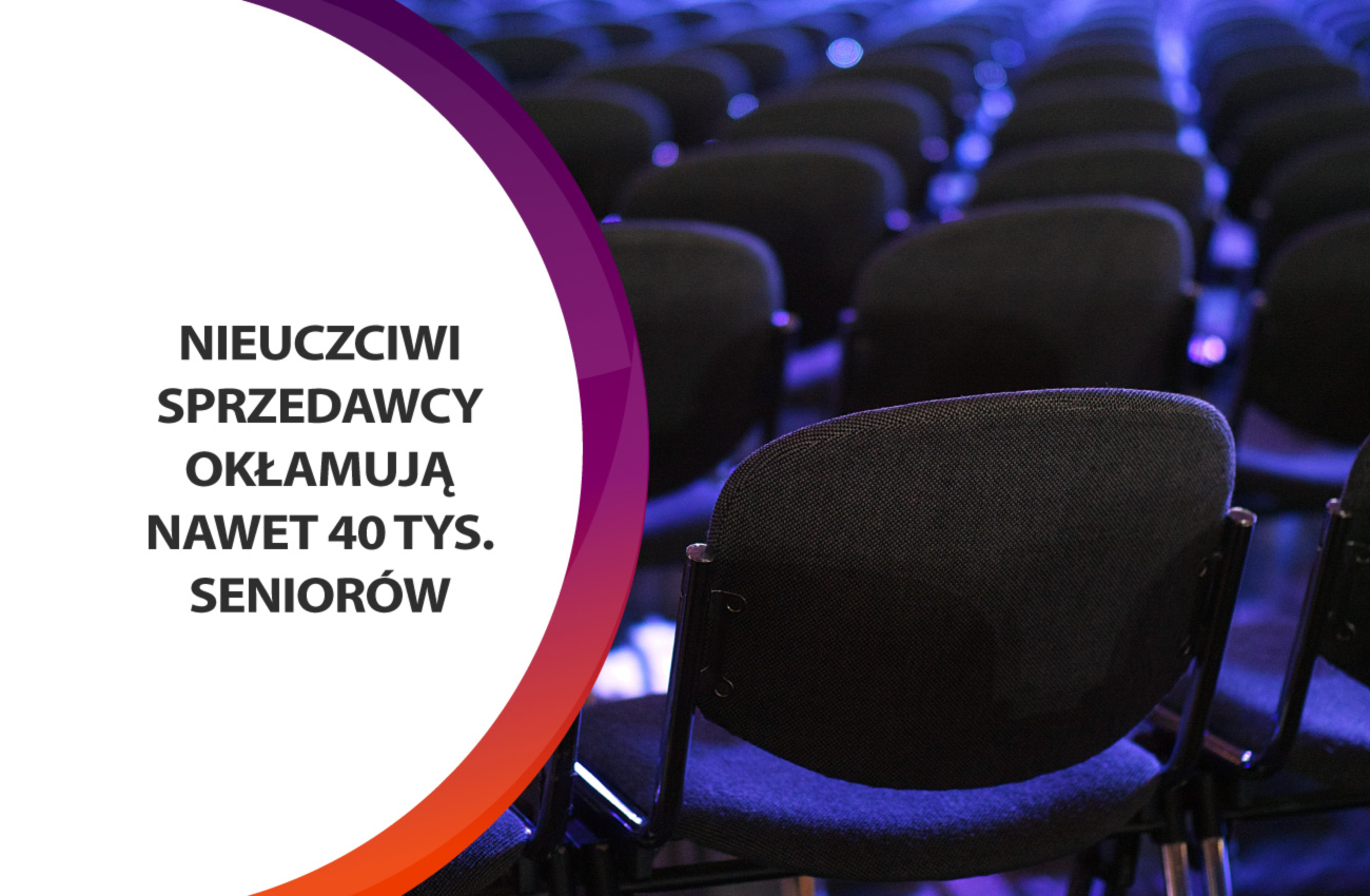 Co roku około 40 tys. seniorów daje się naciągnąć nieuczciwym sprzedawcom