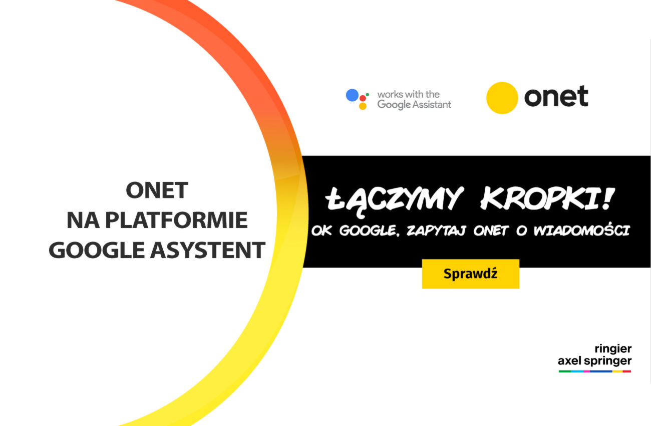 Ruszył bot na platformie Google: zapytaj Onet o wiadomości