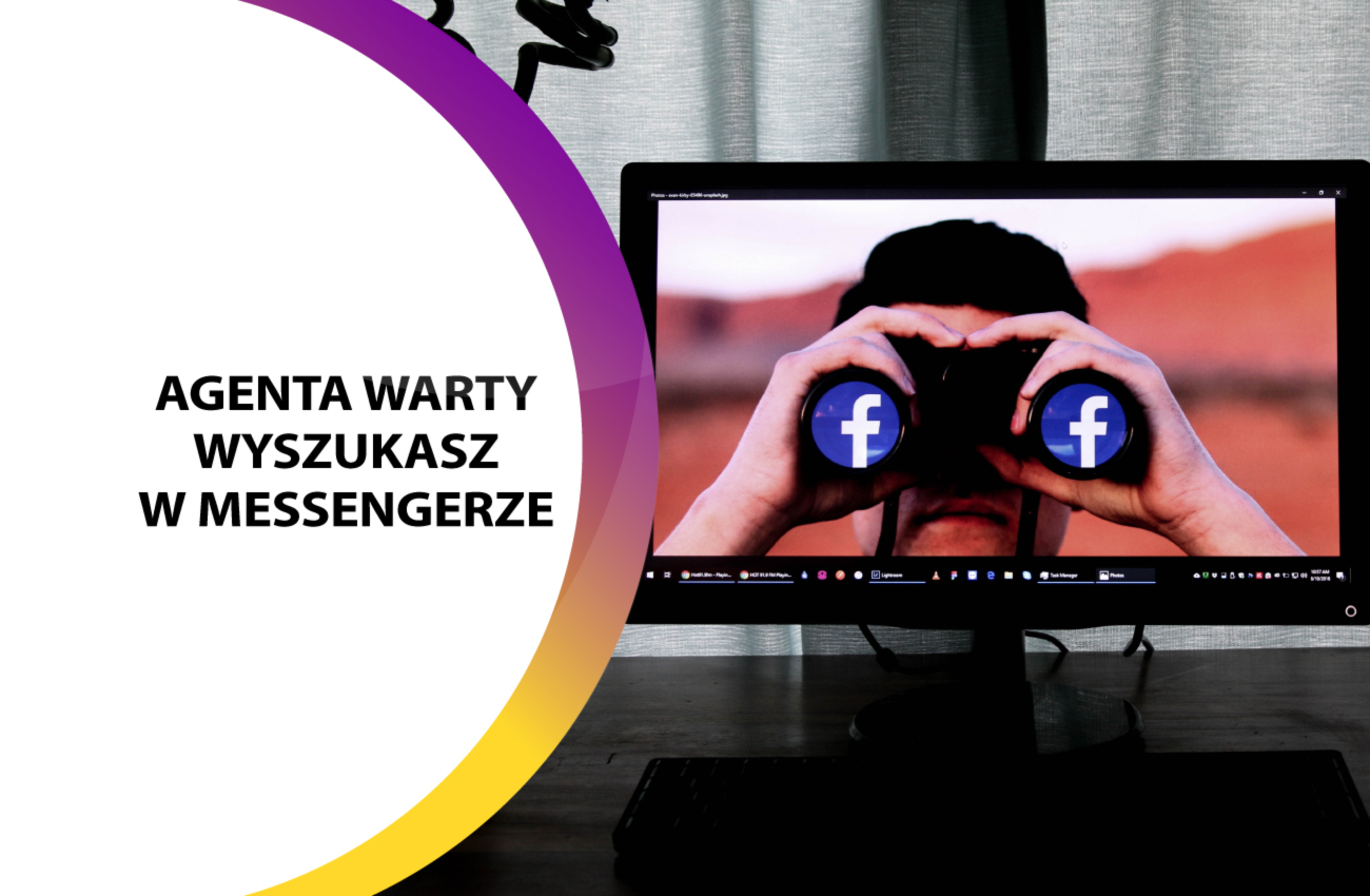 Wyszukiwarka agentów Warty w aplikacji Facebook Messenger