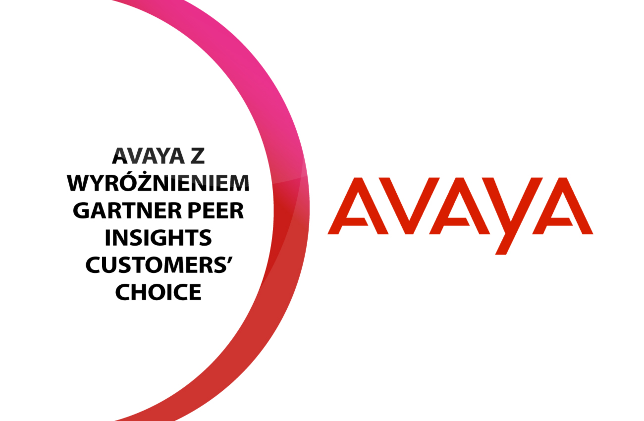 Avaya otrzymuje wyróżnienie Gartner Peer Insights Customers' Choice  w kategorii komunikacji zintegrowanej