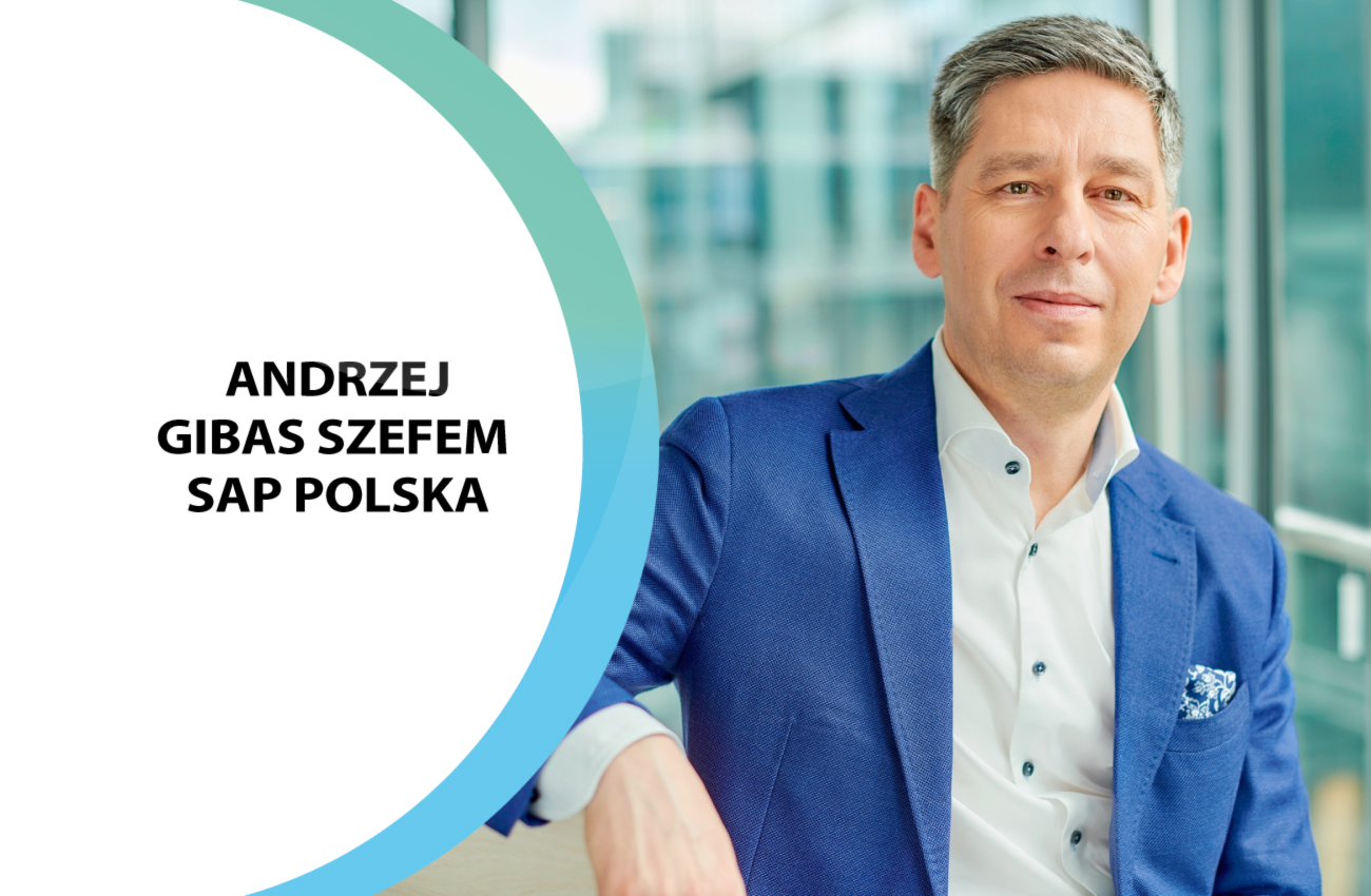 Andrzej Gibas nowym Dyrektorem Zarządzającym SAP Polska