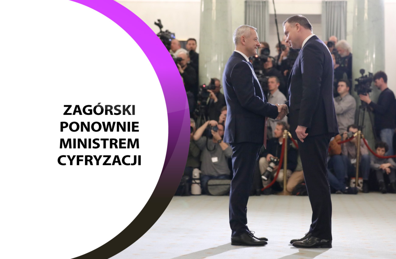 Zagórski ponownie ministrem cyfryzacji