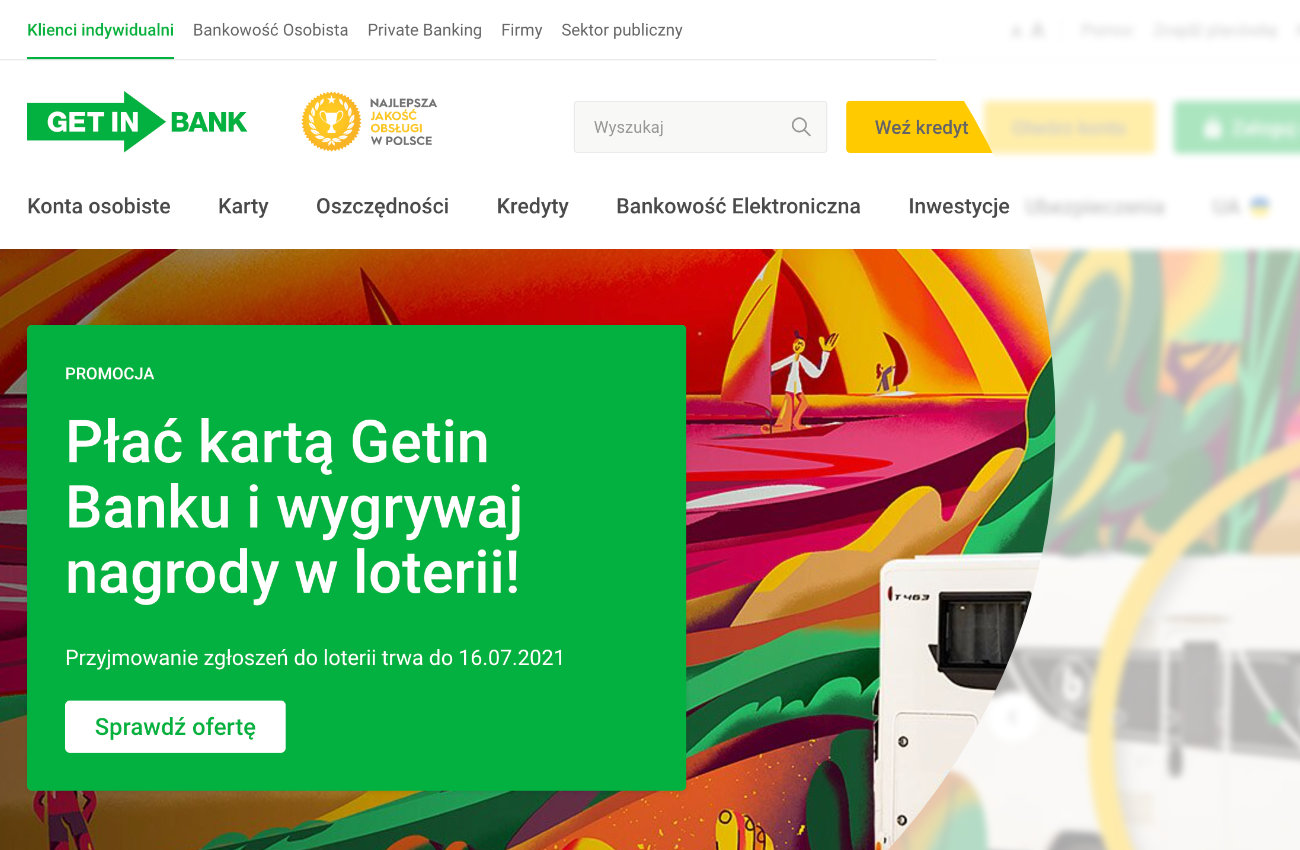 W obsłudze zdalnej prym wiedzie Getin Bank