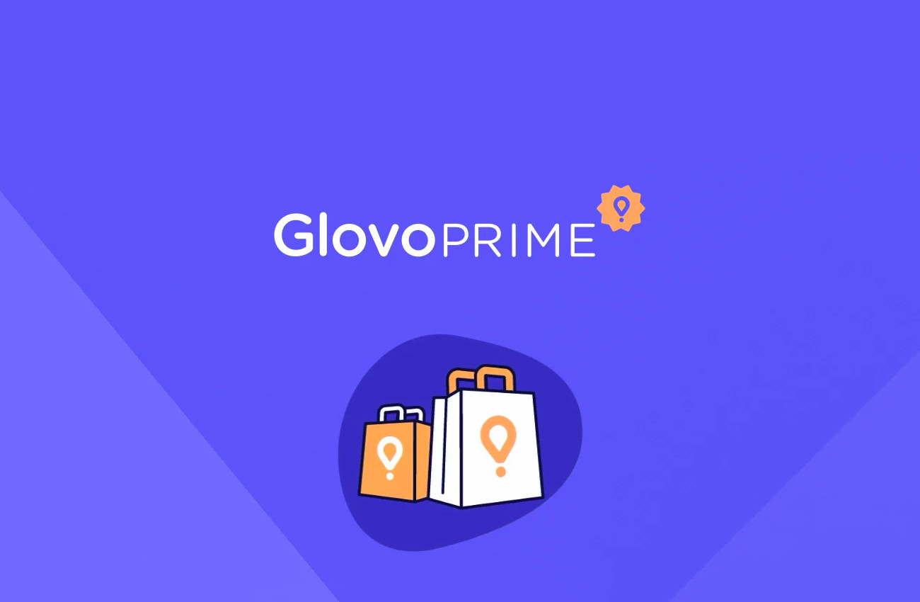 Glovo Prime na darmowe dostawy z restauracji i sklepów