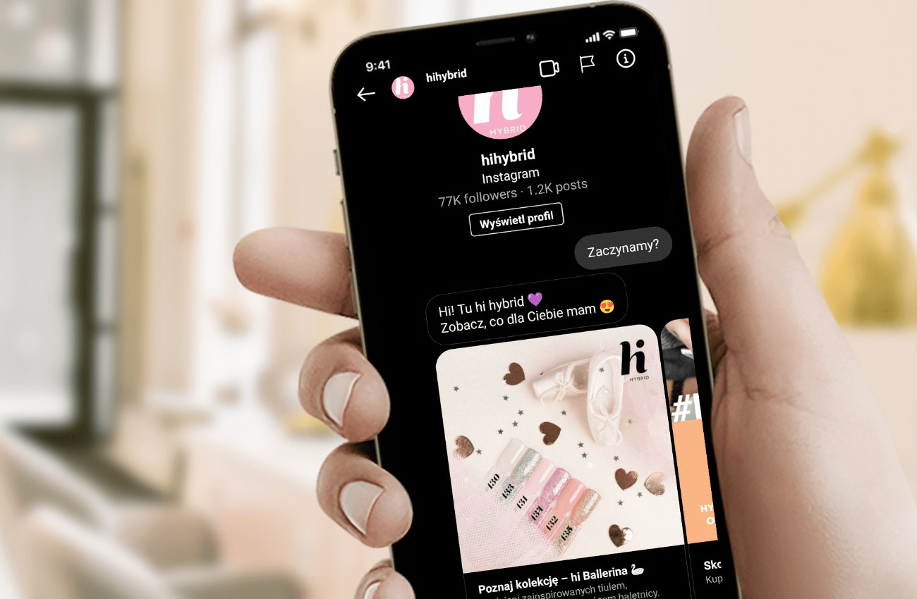 Pierwszy w Polsce chatbot na Instagramie dla hi hybrid