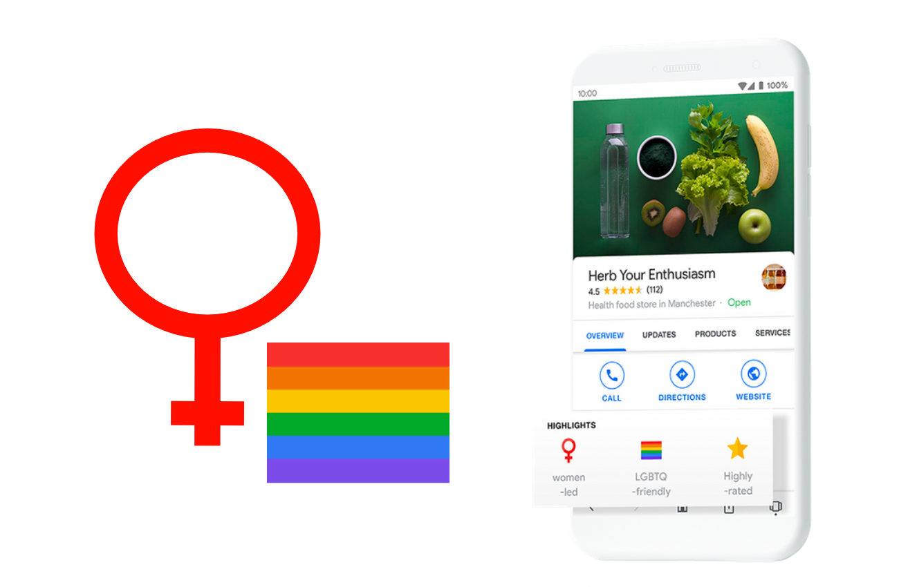 Google zachęca do oznaczenia firm zarządzanych przez kobiety i przyjaznych dla LGBTQ