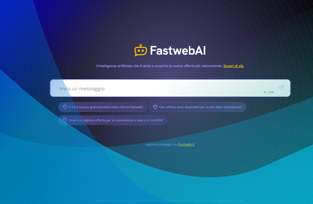 Fastweb stworzy AI opartą na języku włoskim