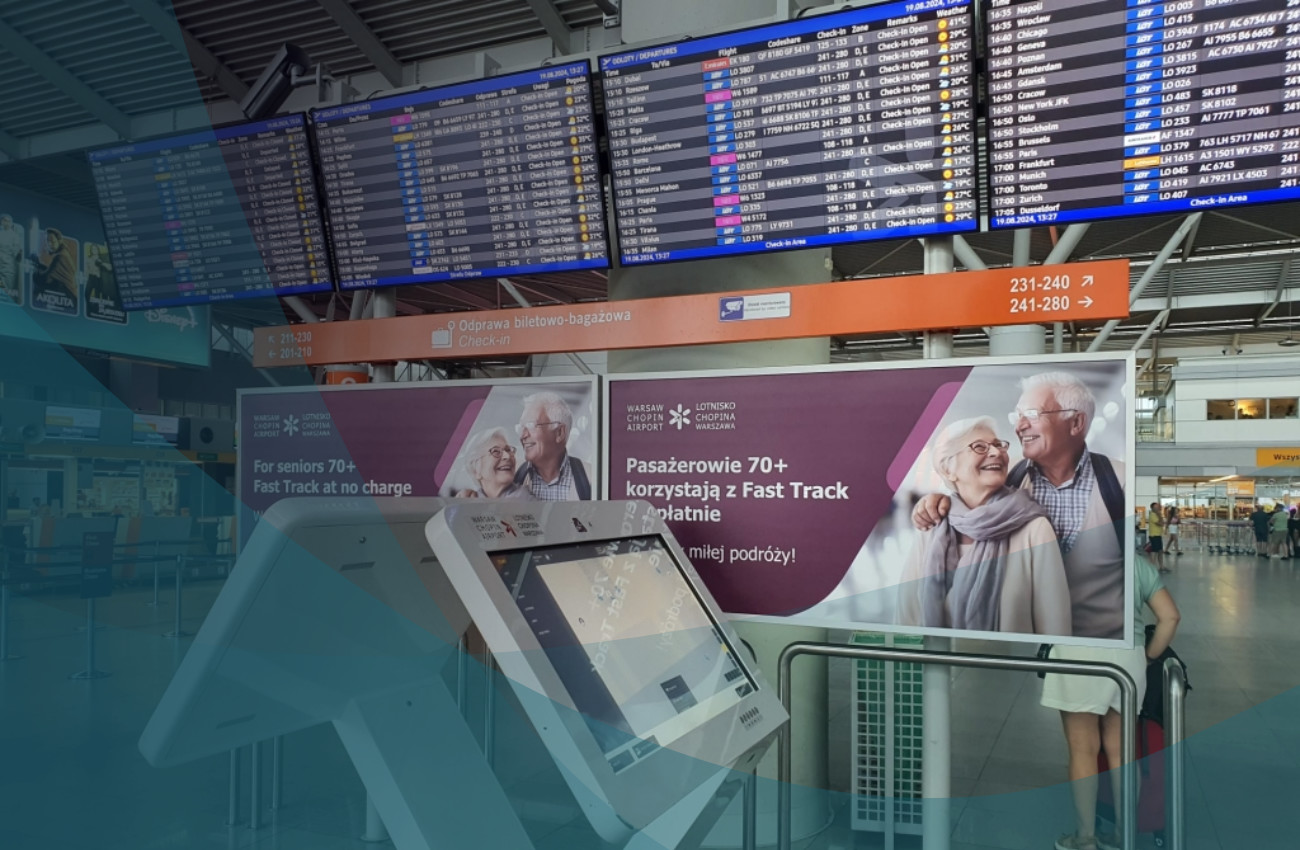 Szybsza odprawa dla seniorów na Okęciu